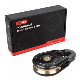 Усиленный такелажный блок ORPRO 18000 кг (Черный)
