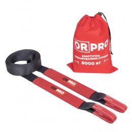 Эластичная буксировочная стропа ORPRO 8000 кг / 5 метров (петля/петля)