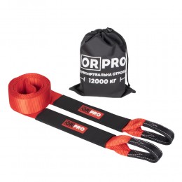 Еластична буксирувальна стропа ORPRO 12000 кг / 5 метрів (петля/петля)
