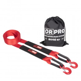 Буксировочная стропа ORPRO 8000 кг / 5 метров (крюк/крюк)