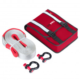Компактный такелажный набор ORPRO 12000 кг (Красная сумка)