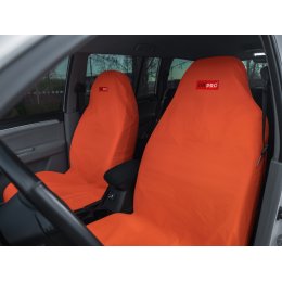 Комплект грязезащитных чехлов на передние сиденья (Оранжевый)